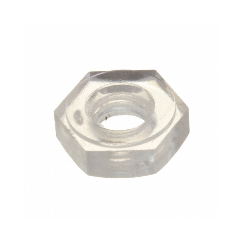 1 pcs : 0401032HNPC - HEX NUT 10-32 THREAD .135 HEIGHT