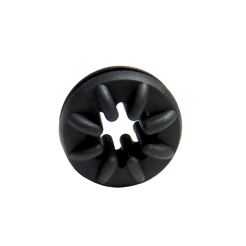 1 pcs : G-414-SL35300 - SCREW GROMMET SYNTHETIC RUB BLK