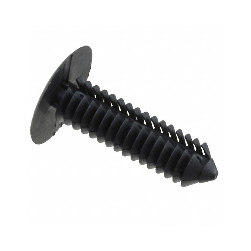 1 pcs : 495231 - BLACK NYLON 6/6 FIR TREE RIVETS,