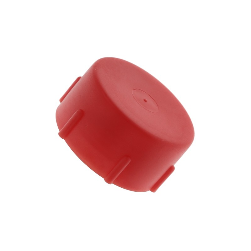 1 pcs : 12109A - METRIC THREADED CAP:LDPE RED,M24