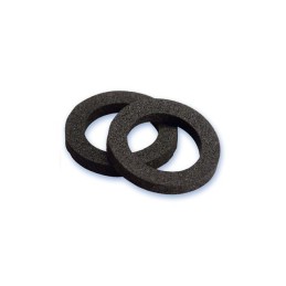 1 pcs : 1975 - HFW 1/4 FOAM WASHER BLACK