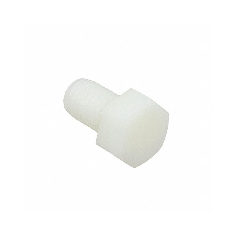 1 pcs : 50M120175J020 - HEX HEAD BOLT, NATURAL, NYLON 6/