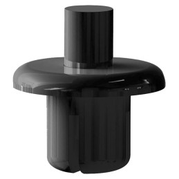 1 pcs : PPR-5080B - RIVET PUSH 0.320' NYLON BLACK