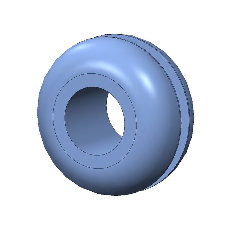 1 pcs : G-521-C8012 - SCREW GROMMET THERMOPLASTIC BLK