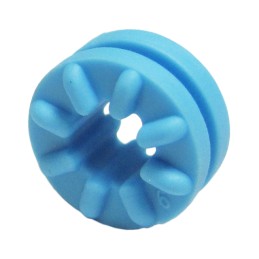 1 pcs : G-412-C8002 - SCREW GROMMET THERMOPLASTIC BLUE