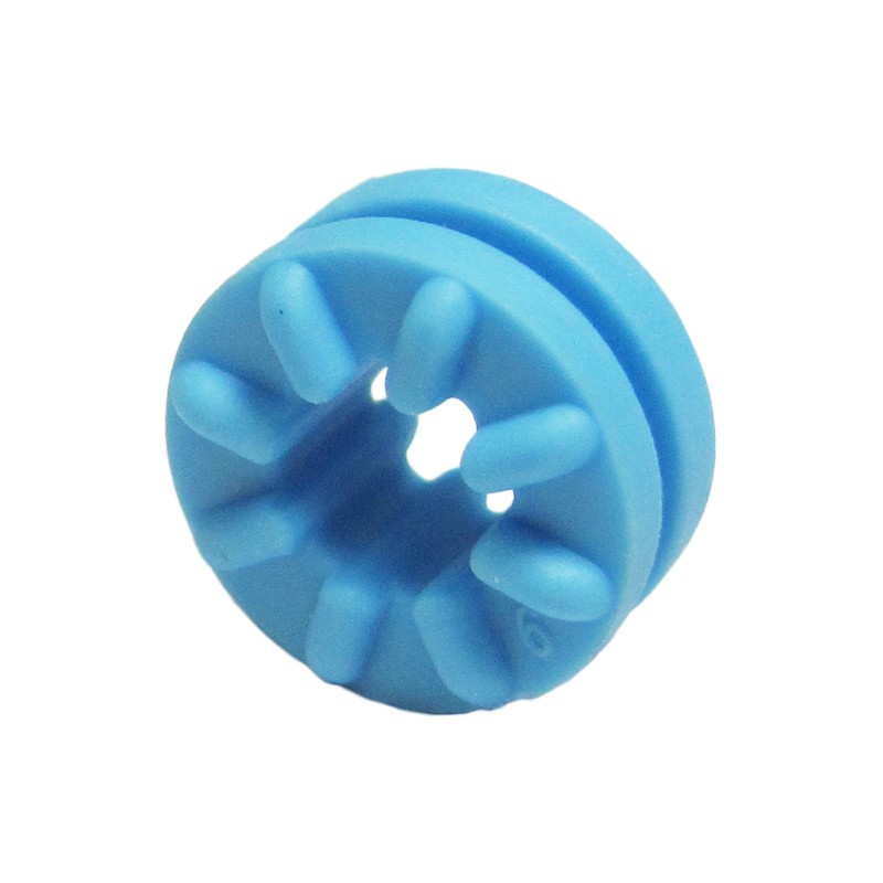 1 pcs : G-412-C8002 - SCREW GROMMET THERMOPLASTIC BLUE