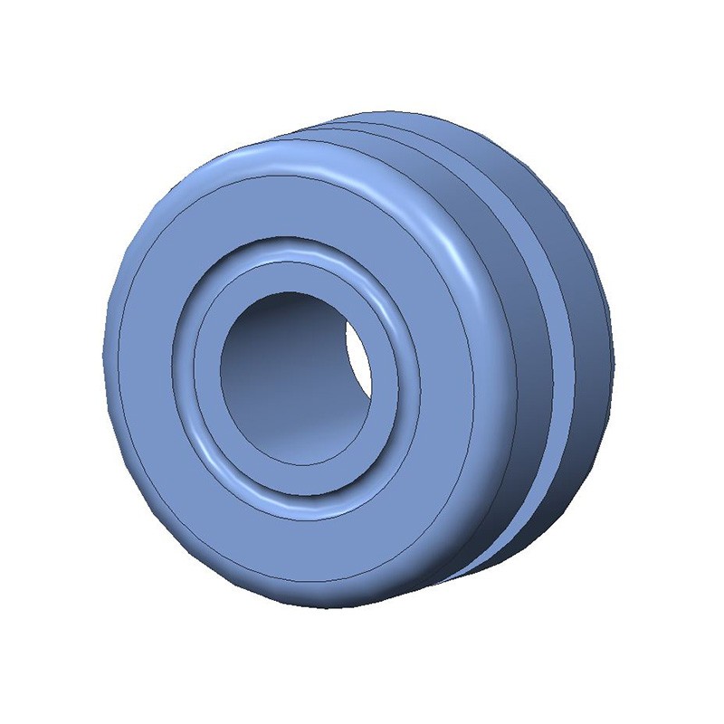 1 pcs : G-507-C8012 - SCREW GROMMET THERMOPLASTIC BLK