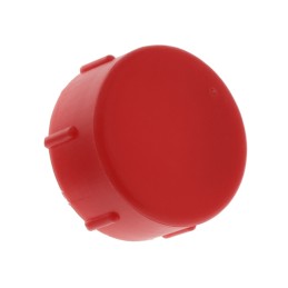 1 pcs : 12111A - METRIC THREADED CAP:LDPE RED,M26