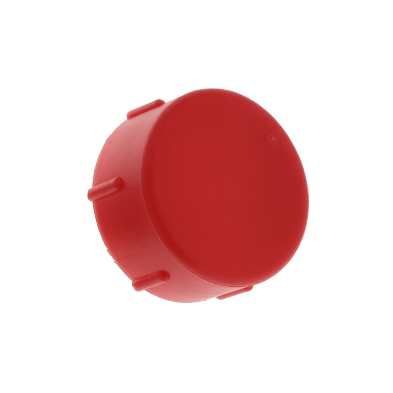 1 pcs : 12111A - METRIC THREADED CAP:LDPE RED,M26