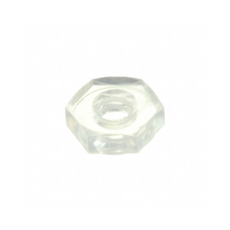 1 pcs : 0400632HNPC - HEX NUT 6-32 THREAD .120 HEIGHT