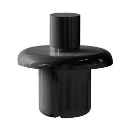 1 pcs : RP150B - BLACK NYLON PUSH-RIVET,5.1 MM HO