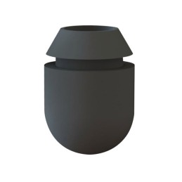 1 pcs : GRF45050A - PUSH FIT BUMPER FOOT: 9.5 MM (0.