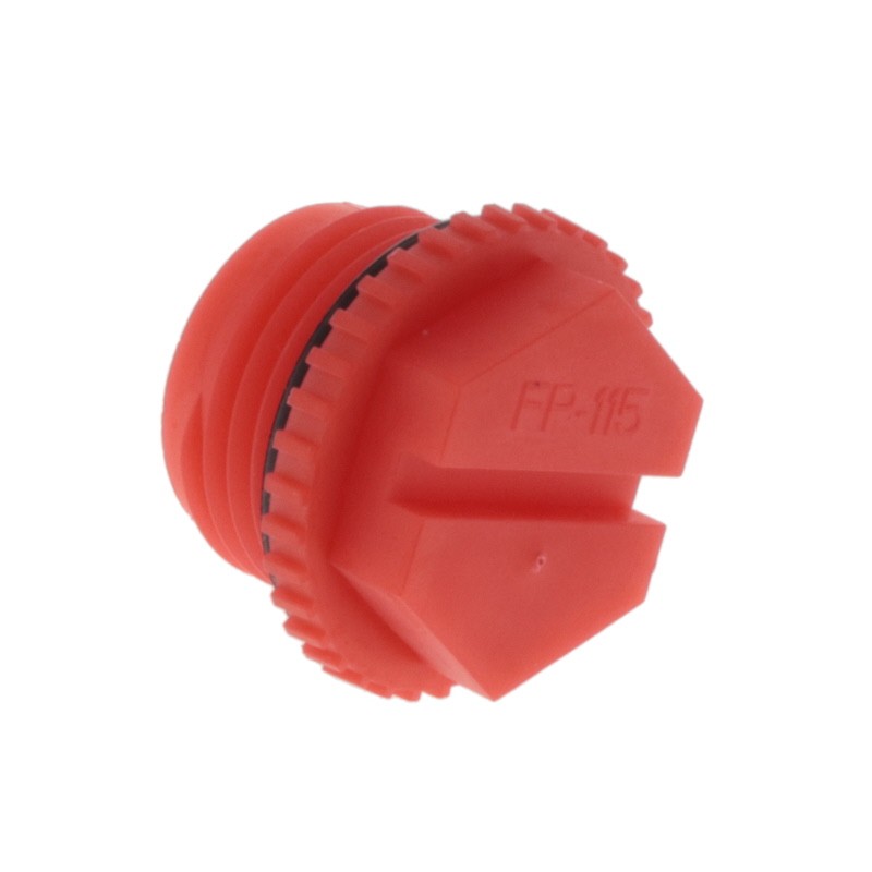 1 pcs : FP115B - THREADED O-RING PLUG - THREAD ST