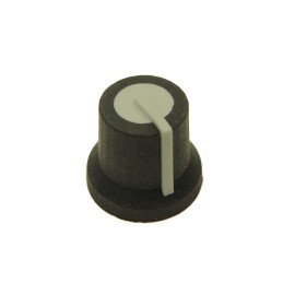1 pcs : CL170825CR - KNOB K87MAR BLACK 6MM SPL GREY