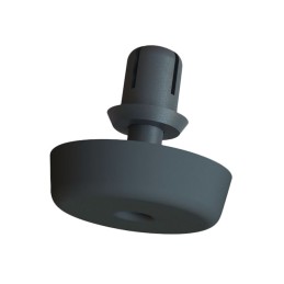 1 pcs : FSR-1 - FOOT CYLINDRICAL 0.394' DIA BLK