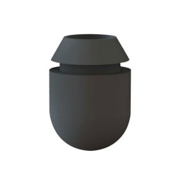 1 pcs : POF-40059 - FOOT CYLINDRICAL 0.5' DIA BLACK