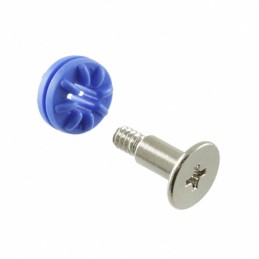 1 pcs : 776 - SCREW GROMMET 6-32 RUBBER BLUE