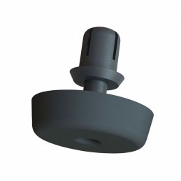 1 pcs : FSR-5 - FOOT CYLINDRICAL 0.5' DIA BLACK