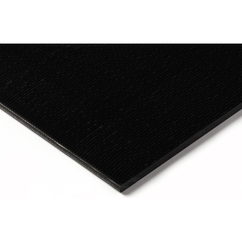 1 Lot of 1 - RS PRO Black Plastic Sheet, 500mm x 330mm x 40mm
