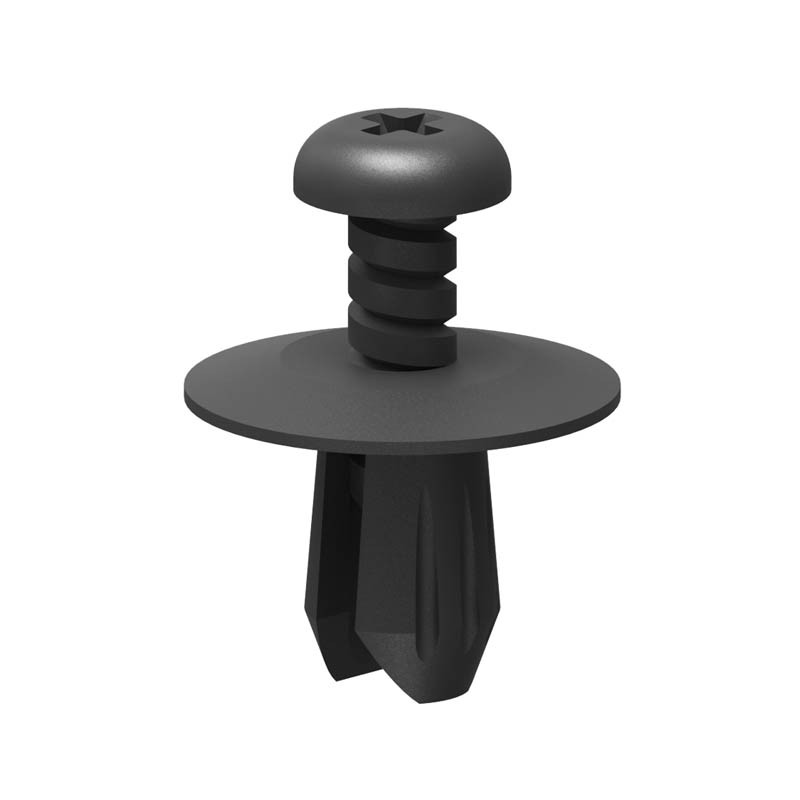 1 pcs : USR-1132 - RIVET SNAP 0.433' NYLON BLACK