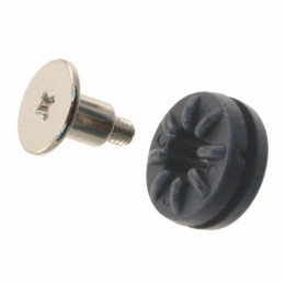 1 pcs : 773 - SCREW GROMMET M3 RUBBER BLACK