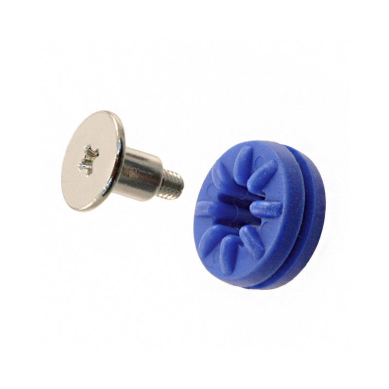 1 pcs : 774 - SCREW GROMMET M3 RUBBER BLUE