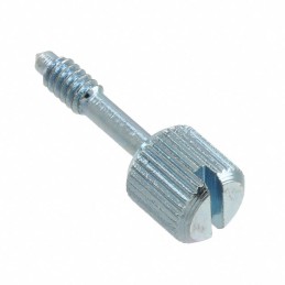 1 pcs : 0392-S-12 - PANEL SCREW KNOB SLOTTED 6-32
