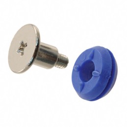 1 pcs : 772 - SCREW GROMMET M3 RUBBER BLUE