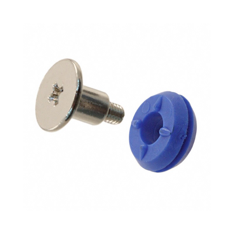 1 pcs : 772 - SCREW GROMMET M3 RUBBER BLUE
