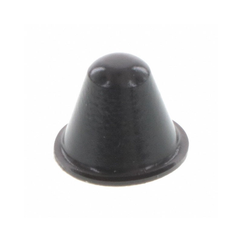 1 pcs : RBS-37BK - BUMPER CYLINDRICAL 0.72' DIA BLK