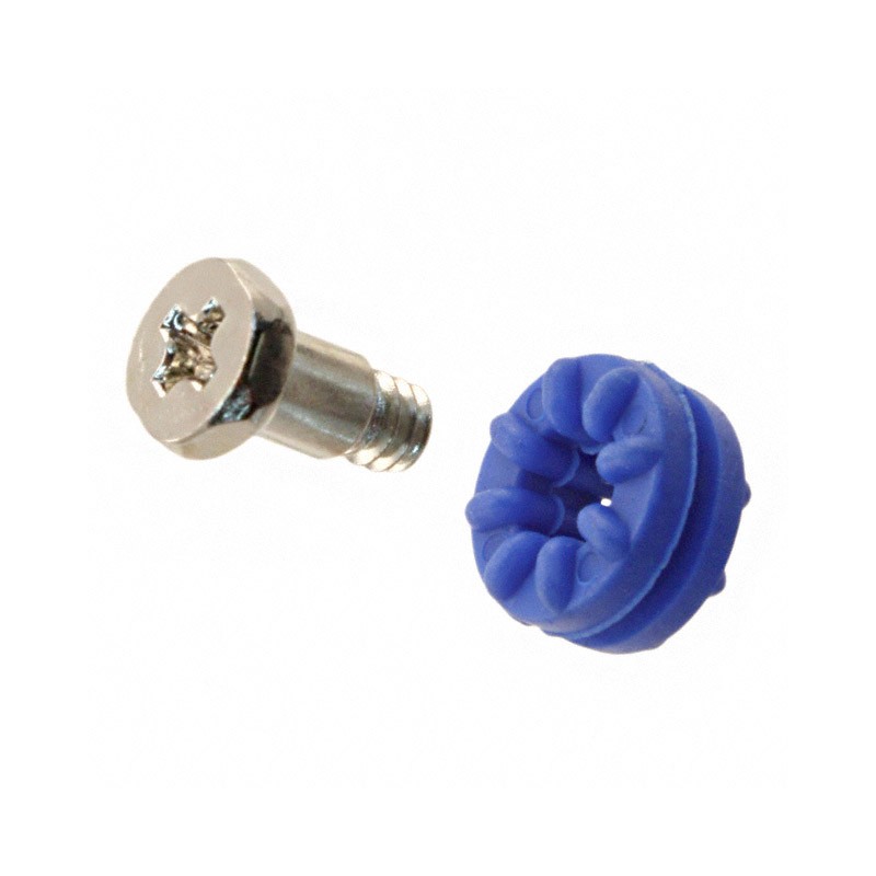 1 pcs : 766 - SCREW GROMMET 6-32 RUBBER BLUE
