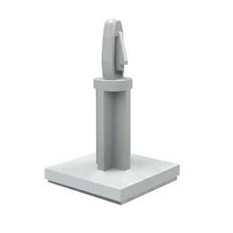 1 pcs : LCBSB-3-01A-RT - BRD SPT SNAP LOCK ADHESIVE 3/16'