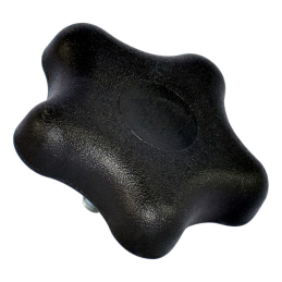 1 pcs : KN5C07505S4--21 - CLAMPING STAR KNOB 2.250 IN DIAM