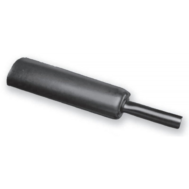 1 pcs - TE Connectivity Adhesive Lined Heat Shrink Tubing, Black 35mm Sleeve Dia. x 1.2m Length 3:1 Ratio, RMW Series