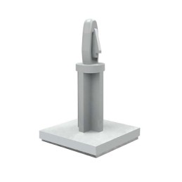 1 pcs : LCBSB-6-01A-RT - BRD SPT SNAP LOCK ADHESIVE 3/8'