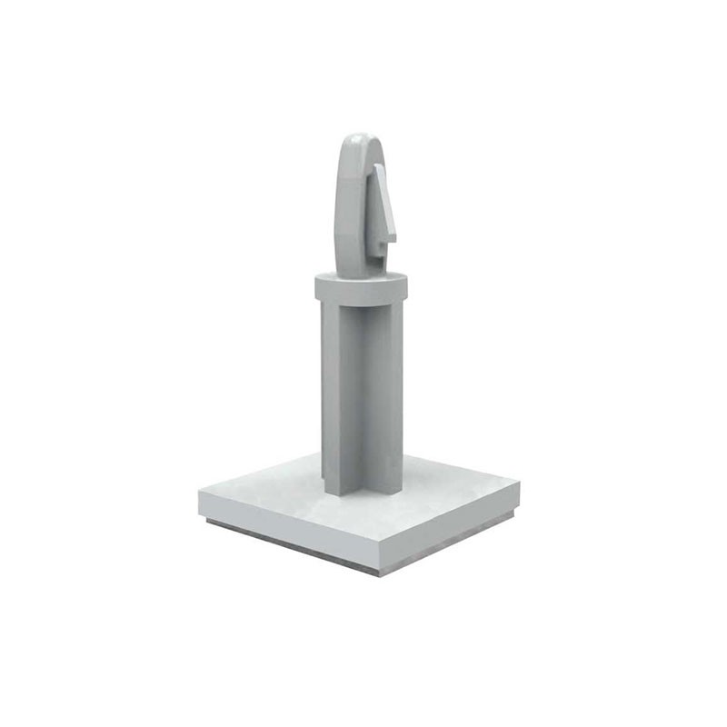 1 pcs : LCBSB-6-01A-RT - BRD SPT SNAP LOCK ADHESIVE 3/8'