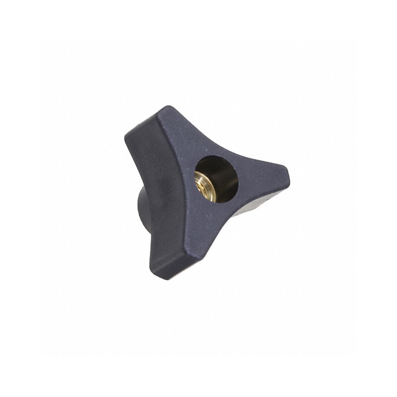 1 pcs : 3036-P - KNOB 3 ARM 3/8'-16 POLYPROPYLENE