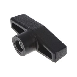 1 pcs : 3088AS - KNOB SMOOTH 3/8'-16 POLYPRO