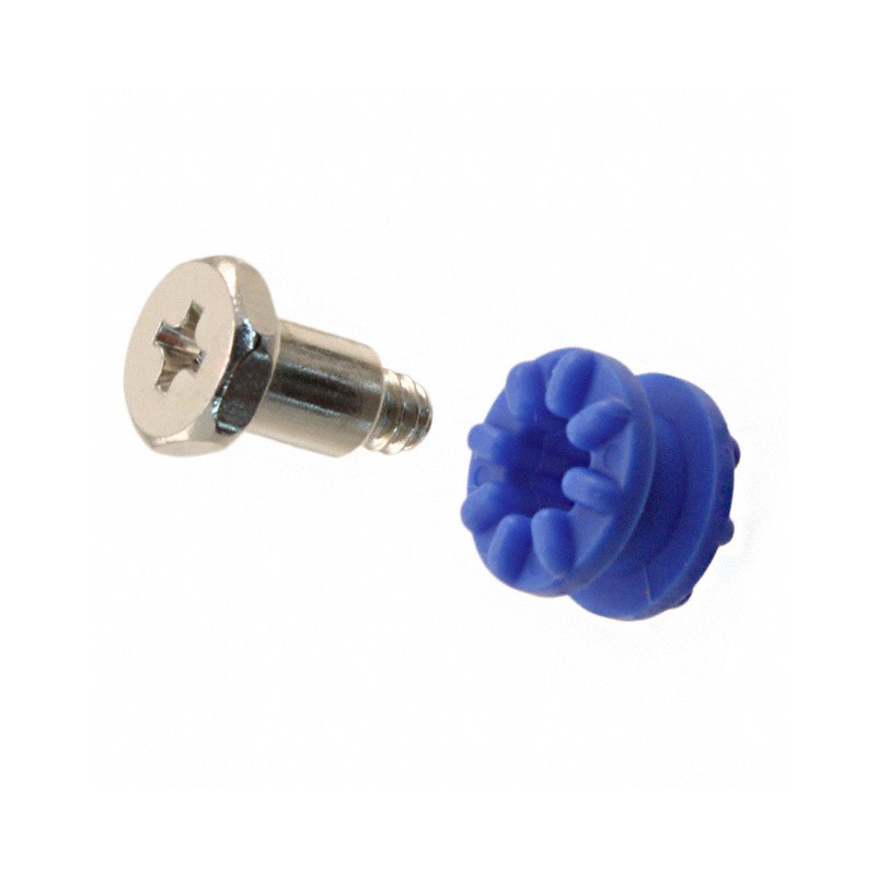 1 pcs : 770 - SCREW GROMMET 6-32 RUBBER BLUE