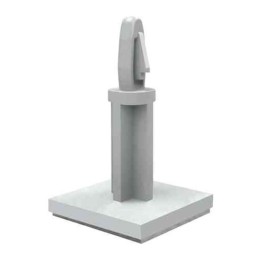 1 pcs : LCBSB-8-01A-RT - BRD SPT SNAP LOCK ADHESIVE 1/2'