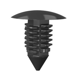 1 pcs : BPF-F2495 - BARBED FASTENER 0.571' NYLON BLK