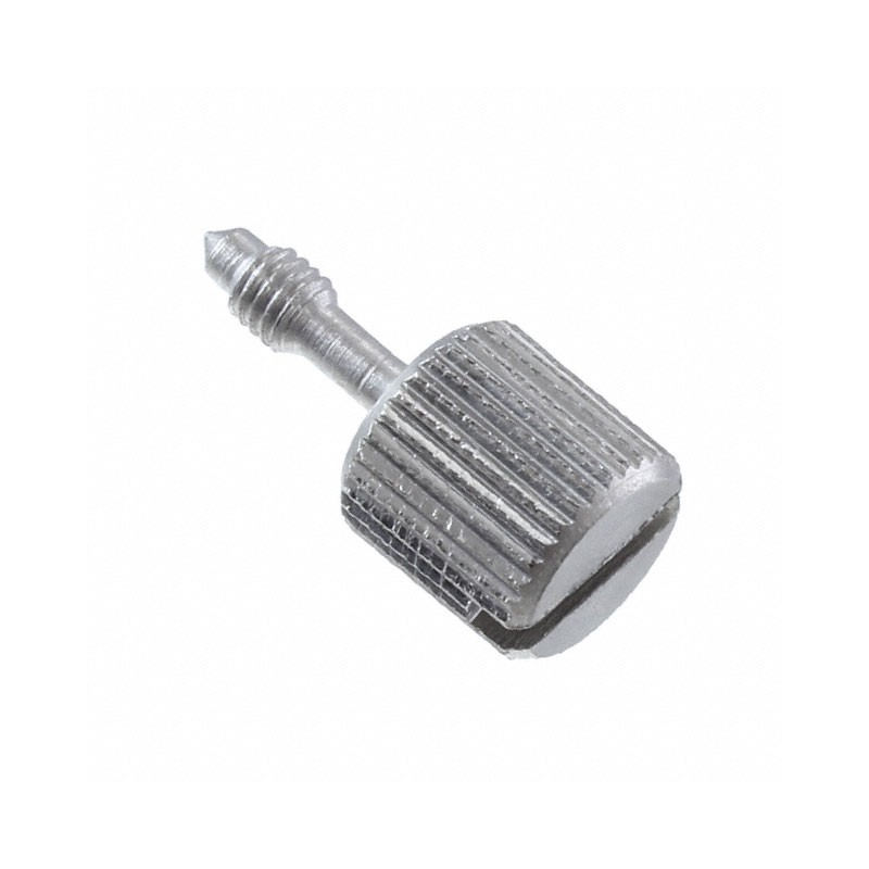 1 pcs : M0181-SS - PANEL SCREW KNOB SLOTTED M3X0.5