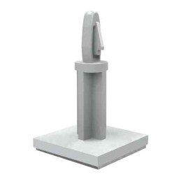 1 pcs : LCBSB-12-01A-RT - BRD SPT SNAP LOCK ADHESIVE 3/4'