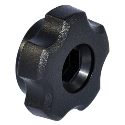 1 pcs : KNH5-HEXF4----- - SELF-ASSEMBLY FLUTED KNOB 1.750