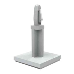 1 pcs : CBABS420A - SUPPORT,ADHESIVE,LOCKING, NATURA