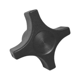 1 pcs : 2837-H - KNOB 4 ARM 3/8'-16 PLASTIC