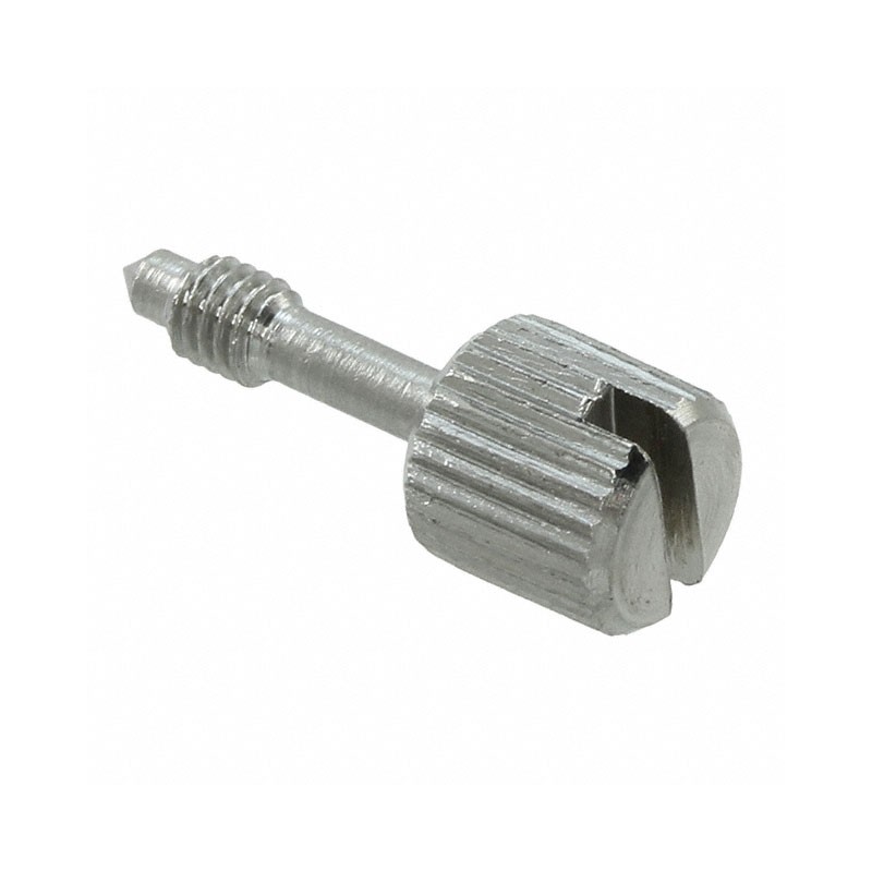 1 pcs : M0171-SS - PANEL SCREW KNOB SLOTTED M3X0.5