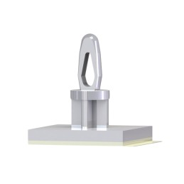 1 pcs : CBSB-18-01A-RT - BRD SPT SNAP FIT ADHESVE 1 1/8'