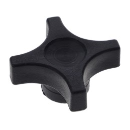 1 pcs : 2837-B - KNOB 4 ARM 3/8'-16 POLYPROPYLENE