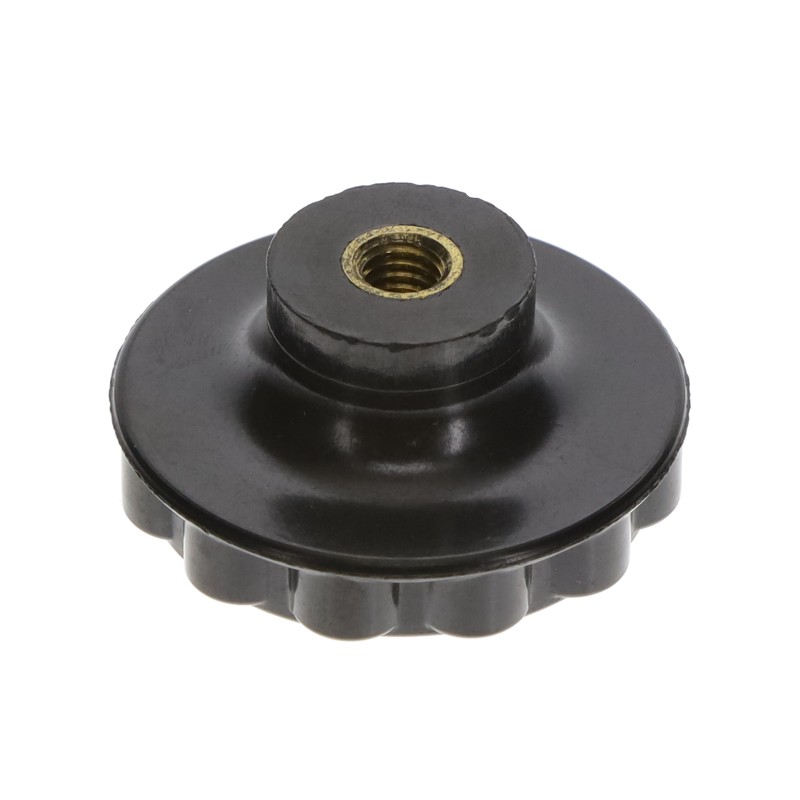 1 pcs : 3009EA - KNOB FLUTED THERMOSET POLYESTER